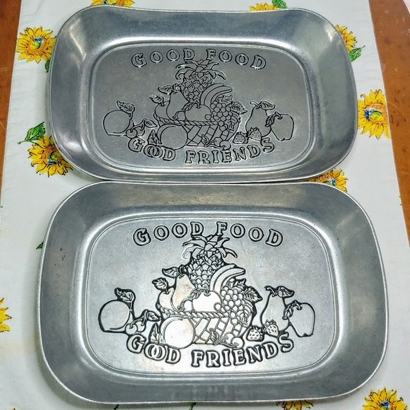 2 Vintage Serving Trays - Wilton Armetale RWP - Picture 3 of 8